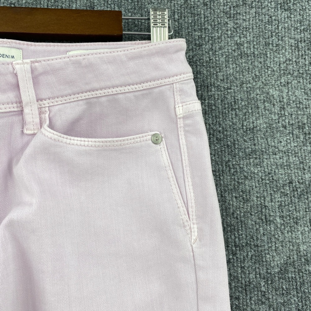 J Jill Slim Ankle Jeans Womens 4 Lilac Authentic Fit Pastel Preppy Coastal - Picture 7 of 12